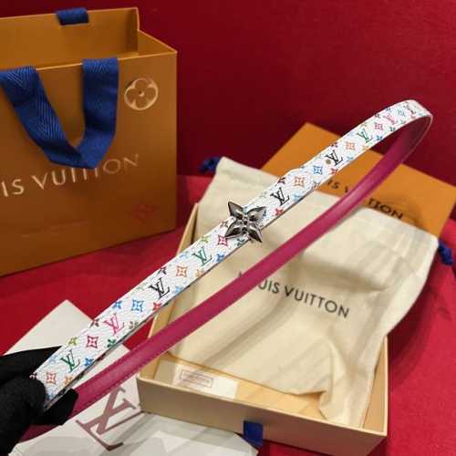 L V 村上隆联名腰带 女士款 宽1.5Cm代购版本