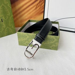 品牌： 古奇 新款进口小牛皮，手感细腻柔软。搭配纯钢自动精品钢扣，宽度：3.5Cm