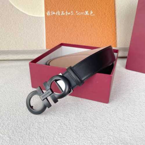 菲拉格慕 商务休闲款精品腰带，百搭爆款配饰，意大利双面进口头层牛皮，搭配精品铜扣，高端原单品质，百搭真皮皮带，自行选择搭配，带身采用进口牛皮，真材实料有质感，时