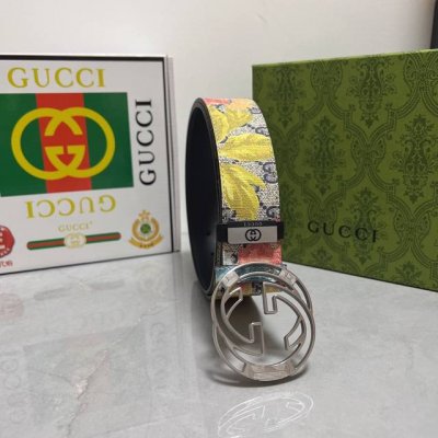 品名：古奇.Gu...Ci 原单 材质：原单牛皮腰带 专柜原单品质、做工精细，时尚大牌，送人自用首选 包装： 请认准如图专柜包装赠送打孔器手提袋专柜礼盒宽度3.