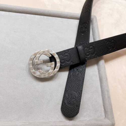 新款Gu、Cci字母印花压纹、钢五金 尺寸3.8Cm 顶级