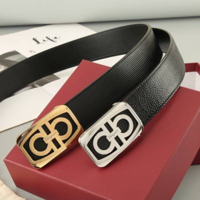 特P190 菲拉格慕 头层牛皮 宽3.8Cm 官网同步，不锈钢金属标识，适合商务低调人士！平滑扣款式