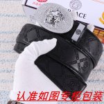 品名：范思哲 腰带原单 皮带 材料：百分百头层牛皮，保证真皮。24K纯钢扣双面可用专柜同等质量， 送人自用首选包装： 请认准如图专柜包装，赠送打孔器，银联发票，
