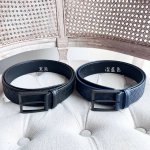 特 Bv 新款宽版男士腰带 纯手工Intreccio编织意大利双面小牛皮 搭配复古银色针扣 侧面有标识 皮带宽度4.0Cm