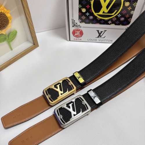 品名：Lv..路易..威登 材质：原单牛皮腰带 百分百头层牛皮腰带保证真皮，24K纯钢扣，专柜原单品质、做工精细，时尚大牌，送人自用首选 包装： 请认准如图专柜