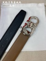 Ferragamo.菲拉格慕 全套包装 宽度3.5Cm 高级定制款男士皮带 双面进口牛皮 可双面使用 自行选择搭配 真材实料 很有质感 时尚经典不失风范 搭配精