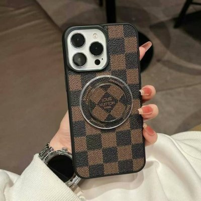 Lv经典老花手机壳 强磁吸Logo支架手机壳 型号：为了不出现报错型号，请打开本机查看手机设置显示的型号 Iphone16系列更新 Iphone16Pro Ma