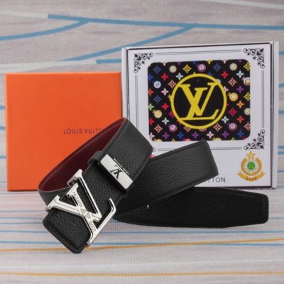 腰带皮带：Lv 路易威登原单牛皮皮带 男款皮带：材质百分百头层牛皮腰带保证真皮皮带，专柜原单品质、做工精细，时尚大牌，送人自用首选包装： 请认准如图专柜包装赠送