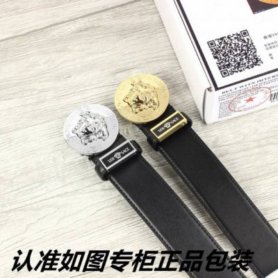 品牌：Versace.范思哲原单 型号：原单！请认准如图专柜包装等级：意大利进口百分百头层牛皮，范思哲.Versace，世界著名奢侈品品牌，美人头经典之作，进口