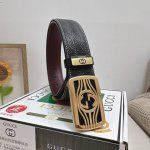 品名：古奇.Gu...Ci 原单 材质：原单牛皮腰带 专柜原单品质、做工精细，时尚大牌，送人自用首选 包装： 请认准如图专柜包装赠送打孔器手提袋专柜礼盒宽度3.