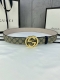 宽度4.0Cm Gucci Marmont系列每一季都会推陈出新，为灵感源于70年代的标志性Gg钢扣配件注入现代精髓。这款Gg Supreme帆布腰带反面采用黑