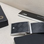 Mont~Blanc万~宝龙 宽3.5Cm 进口双面牛皮 百分百专柜纯铜扣 一带两用 时尚大气 成功男士的必备品 送礼佳品 自行裁剪尺码 扣头可随意搭配！