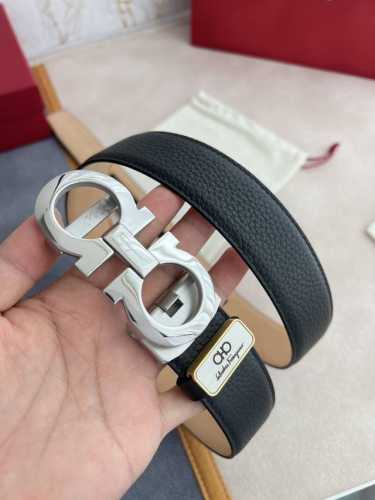 品名：Ferrgamo..菲拉格慕 腰带自动带 皮带 型号：纯钢材质自动扣，头层牛皮，自动带身 材料：百分百头层牛皮，保证真皮。24K纯钢扣专柜同等质量， 头层
