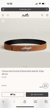 特P200 H Noue Belt-Togo-38Mm 爱马仕（HermèS）男款腰带以其精湛的工艺、高品质的材料和经典的设计而备受推崇，是男士时尚配饰中的顶级 - 点击图像关闭