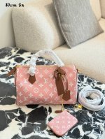 Lv新款Speedy30 25年秀款 Speedy P20 BandoulièRe 20 颜色: Pink Sakura 双盒