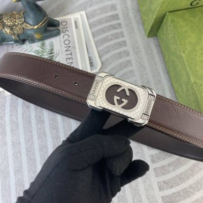 古奇 特种皮腰带系列 ，原厂五金精品不锈钢扣，手感柔软舒适 宽3.8Cm。