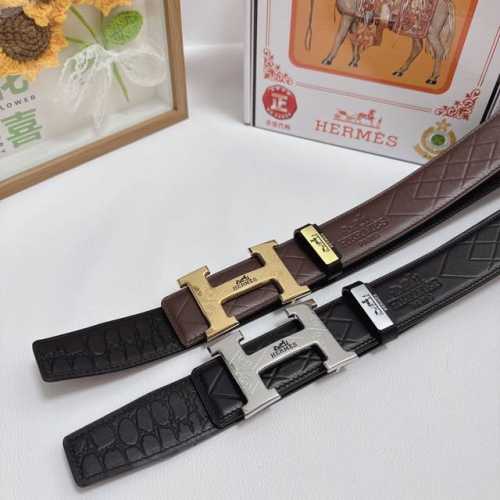 品名：爱马仕.Hermès 原单 材质：原单牛皮腰带 百分百头层牛皮腰带保证真皮，24K纯钢扣，专柜原单品质、做工精细，时尚大牌，送人自用首选 包装： 请认准如
