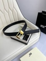 特 Montblanc万宝龙 宽 Cm 采用头层牛皮 精品针式扣头 自由裁剪商务休闲皮带