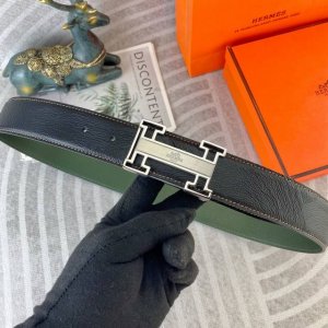 爱马仕 特种皮腰带系列 ，原厂五金精品不锈钢扣，手感柔软舒适 宽3.8Cm。