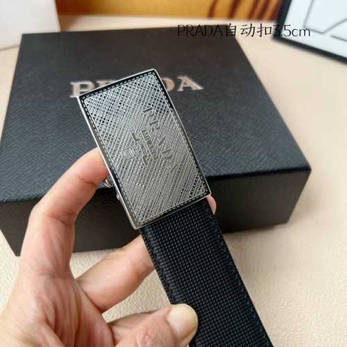 特 品牌：Pr Ada新款进口小牛皮，手感细腻柔软。搭配纯钢自动精品钢扣，宽度：3.5Cm