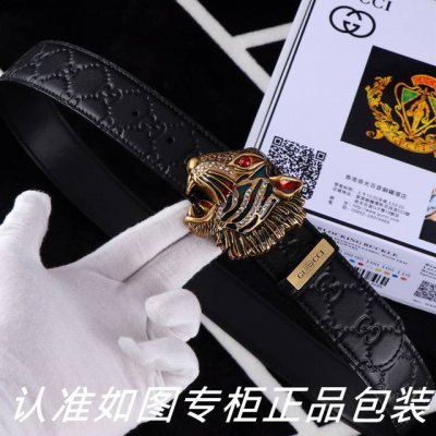 品名：古奇.Gu Cci虎头 型号：认准如图专柜包装，赠送打孔器 材料：百分百头层牛皮，保证真皮。24K纯钢扣，虎虎生威Gg系列专柜同等质量， 送人自用首选 包