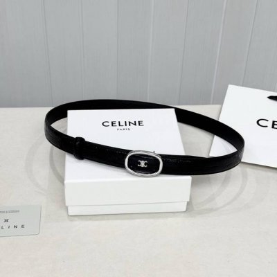 Celin E新品立体浮标扣女士腰带 意大利进口小牛皮 搭铜扣 宽度2.5双面佩戴