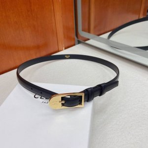 赛琳Celine 头层牛皮革，纯铜金属件，宽度： 1.8厘米 DDD