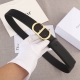 宽度3.5Cm Dior 迪奧 摔紋無線帶身 採用進口雙面頭層牛皮，手感細膩、配經典板扣 商務高端大氣上檔次！品質優良 做工精細；品質保證！帶身可裁剪