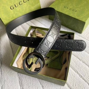 配专柜包装盒 Gucci古奇皮带 压花系列，3.8Cm宽 永恒不变的经典之作。原版压花配专柜同款五金，品质可见！