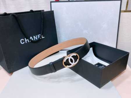 特 Chanel 24c 特别的珐琅镂空金属、黄铜进口包真金板扣、双牛皮头层小牛皮腰带. 质感打造、点缀亮眼整体非常别致、具有亮点. 值得购入珍藏！4cm精品 - 点击图像关闭