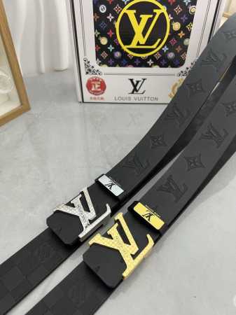 品名：Lv..路易..威登原单 材质：原单牛皮腰带 百分百头层牛皮腰带保证真皮，24K纯钢扣，专柜原单品质、做工精细，时尚大牌，送人自用首选 包装： 请认准如图 - 点击图像关闭