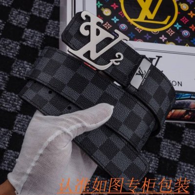 品名：Lv路易斯登原单 材料：百分百头层牛皮，保证真皮。专柜原单品质、做工精细，送人自用首选 包装： 请认准如图专柜包装，赠送打孔器，银联发票，宽度3.8Cm