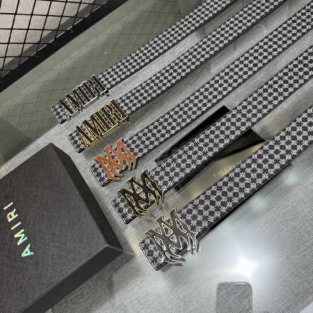 爱美丽Amiri最新网红爆款双面牛皮皮带配原装盒专柜同步3.8宽新款上市了，原版牛皮，搭配钢扣，优雅，大方用的方便。谢谢你转载。 - 点击图像关闭