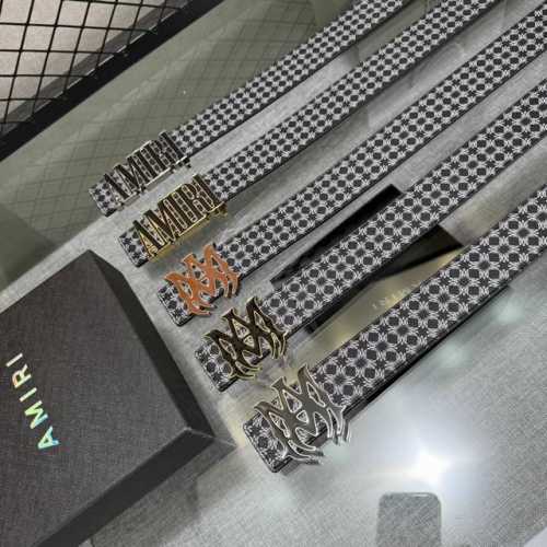 爱美丽Amiri最新网红爆款双面牛皮皮带配原装盒专柜同步3.8宽新款上市了，原版牛皮，搭配钢扣，优雅，大方用的方便。谢谢你转载。