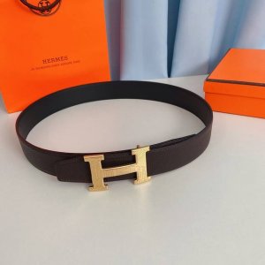 爱马仕 Hermes 38Mm腰帶 精钢五金 搭配togo皮，双面可用，