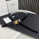 Taurillon皮革和天然牛皮革中号triomphe造型装饰双面腰带 女款尺码 Taurillon皮革 中腰 金色饰面 宽度1英寸 2.5厘米 Framed