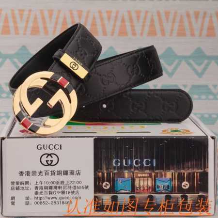 男款腰带：古奇原单牛皮腰带 男款皮带：材质百分百头层牛皮腰带保证真皮皮带，专柜原单品质、做工精细，时尚大牌，送人自用首选包装： 请认准如图专柜包装赠送打孔器手提 - 点击图像关闭