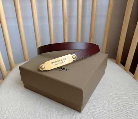 Burberry 巴宝莉 专柜同款 原厂进口牛皮窄版腰带 宽:2.0Cm 精品纯铜女饰牌搭扣 女士首选夏天搭配牛仔裤休闲裤超美 时尚百搭 - 点击图像关闭