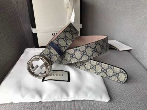 配专柜包装 Gucci 原单 采用进口原厂製新款專用 宽4.0顶级做工品质 简约百搭 原单五金