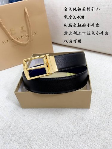 Made In Italy 批p 配全套包装 品牌：巴宝莉海外原单 扣头材质：精品实心铜扣 带身材质正面：35Mm宽度采用双面采