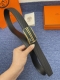 品牌爱玛仕 No.550 描述经典系列新品腰带，采用小牛皮材质，完美搭配手工车线，经典配色，可搭配商务西装或更为休闲的造型。腰带为法国尺寸，请在购买前参阅腰带尺