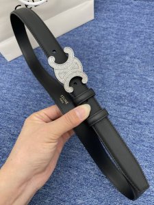 【品牌】赛琳女带 No.550 2.5Cm特P180 【描述】双面原版皮不可调节式皮带，小牛皮材质，配有钯金色和银色钢金属扣 牛皮材质 不锈钢 意大利制造 腰带