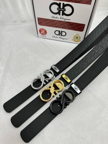 品名：菲拉格幕 原单 材质：原单牛皮腰带 百分百头层牛皮腰带保证真皮，24K纯钢扣，专柜原单品质、做工精细，时尚大牌，送人自用首选 包装： 请认准如图专柜包装赠