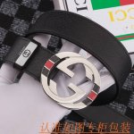 品名：古奇皮带gu...Cci原单腰带 材料：百分百头层牛皮腰带，保证真皮皮带，专柜原单品质、做工精细，送人自用首选 包装： 请认准如图专柜包装，赠送打孔器，银