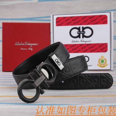 腰带皮带：菲拉格幕原单牛皮腰带 男款皮带：材质百分百头层牛皮腰带保证真皮皮带，专柜原单品质、做工精细，时尚大牌，送人自用首选包装： 请认准如图专柜包装赠送打孔器