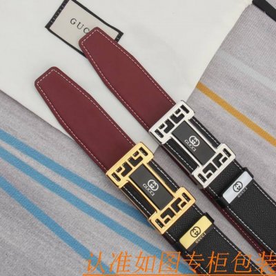 腰带皮带：古奇原的牛皮腰带 男款皮带：材质百分百头层牛皮腰带保证真皮皮带，专柜原单品质、做工精细，时尚大牌，送人自用首选包装： 请认准如图专柜包装赠送打孔器手提