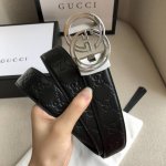 Gucci.古驰 全套包装 男士自动腰带- 宽度35Mm 精品钢扣 精工打造 质感好 可以裁剪