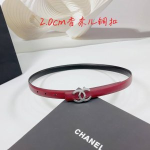 2.0Cm 香奈儿腰带，双面头层牛皮皮料，长度：.75.80.85.90.95.100欧，铜五金挂扣原版开模定制庆祝]