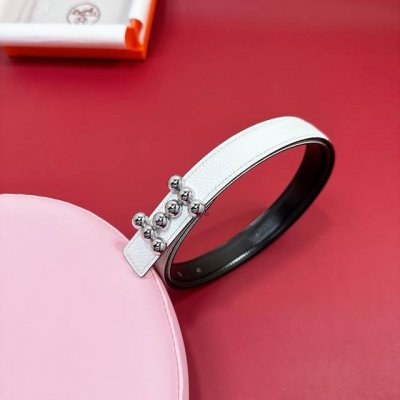 简装2.5双用皮女生荔纹皮带 配饰2.5H不锈钢双用皮H扣腰带 3L2025