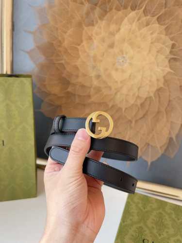特 Gucci专柜货 正版开模 原厂进口面料顶级做工 原单品质 高端商务休闲款 简约百搭 宽度2.0Cm